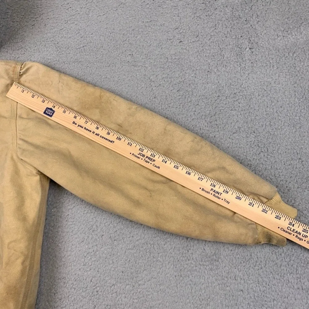 Vintage Carhartt Jacket Mens Medium J130 WET Active Jacket Quilted Distressed - Picture 4 of 16